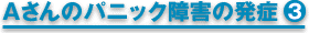 Aさんのパニック障害の発症